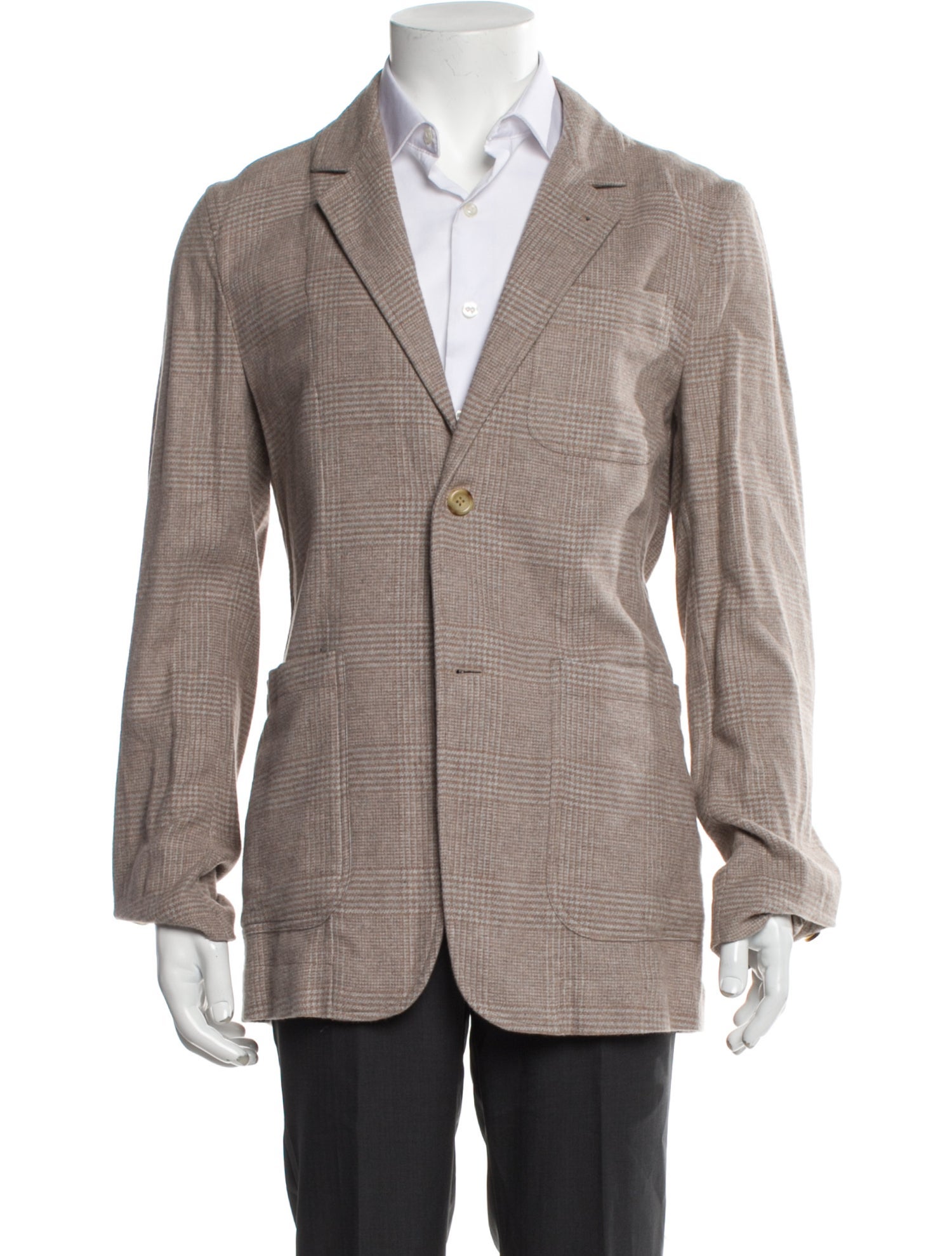 Yves Saint Laurent 2012 Houndstooth Print Sport Coat
