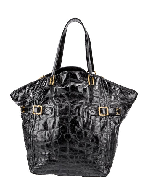 Yves Saint Laurent Rive Gauche Patent Leather Top Handle Bag
