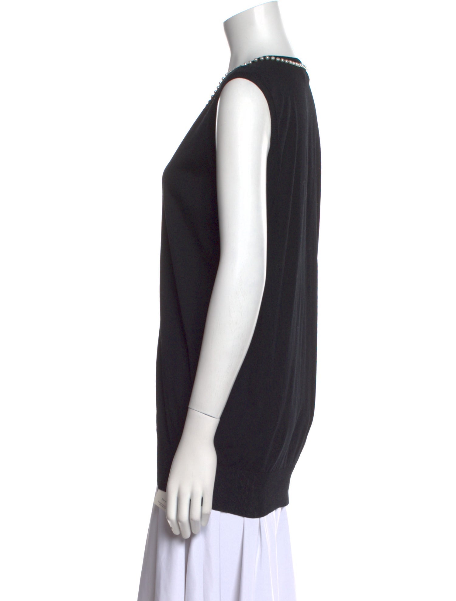 Yves Saint Laurent Silk V-Neck Top