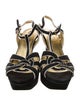 Yves Saint Laurent T-Strap Sandals