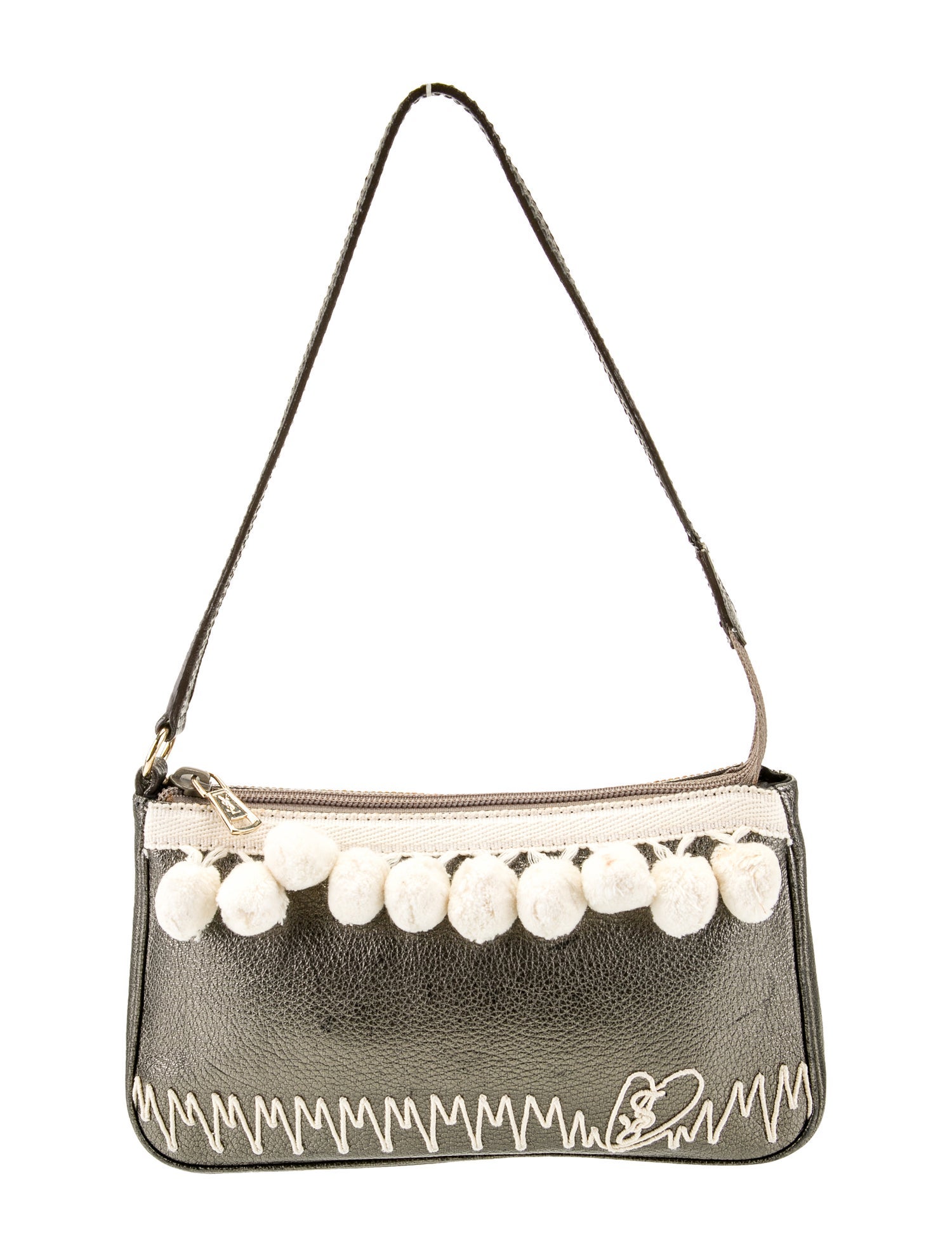 Yves Saint Laurent Rive Gauche Leather Shoulder Bag