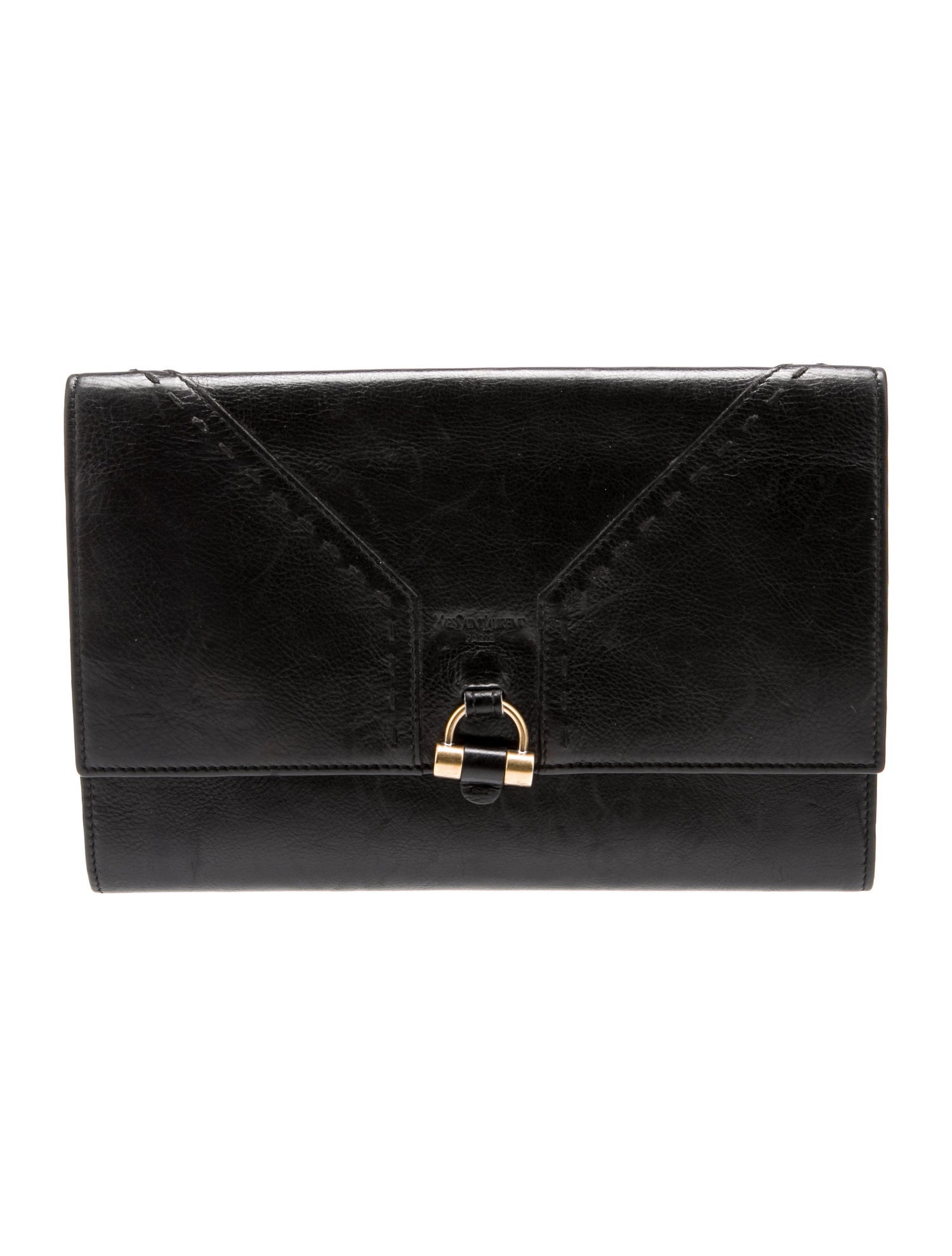 Yves Saint Laurent Leather Clutch