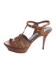 Yves Saint Laurent Leather T-Strap Pumps