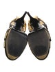 Yves Saint Laurent Leather T-Strap Sandals