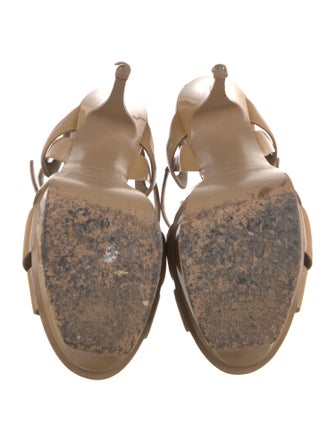 Saint Laurent Patent Leather T-Strap Pumps