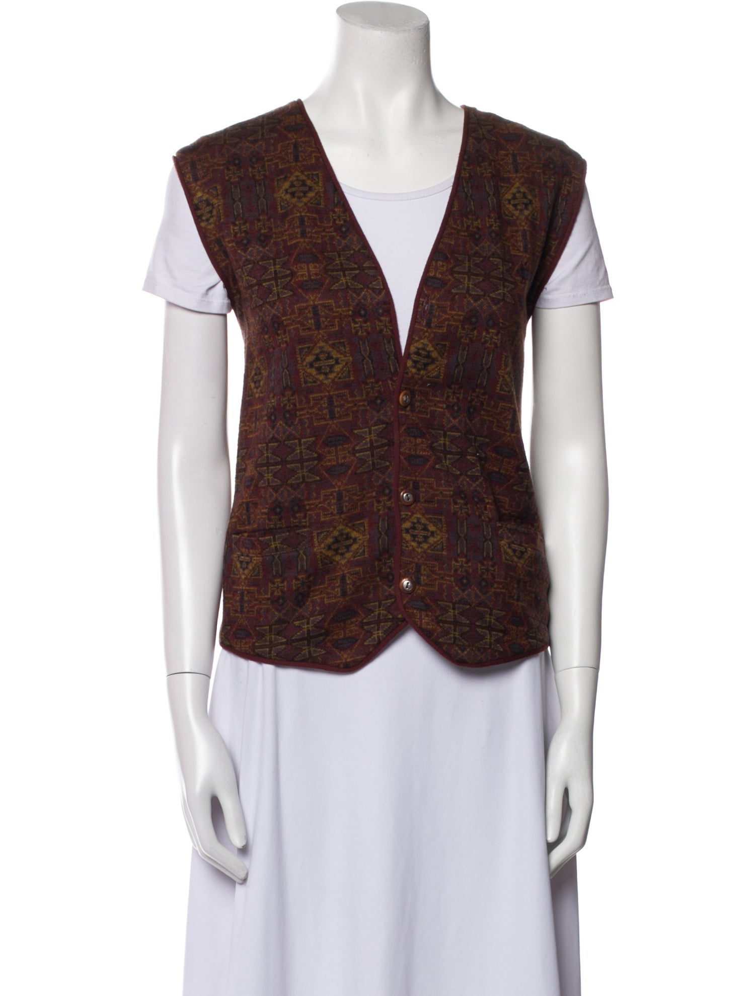 Yves Saint Laurent V-Neck Sweater