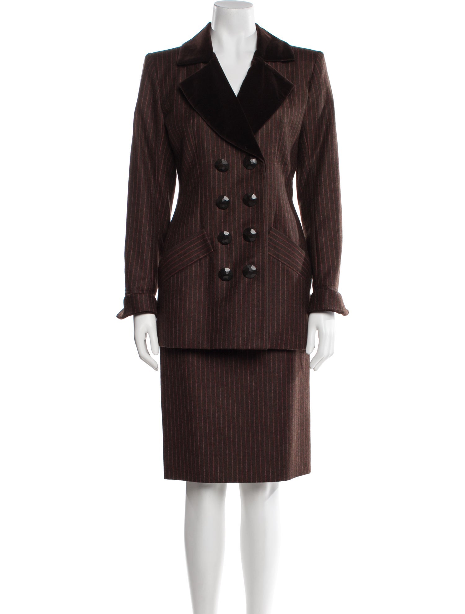 Yves Saint Laurent Rive Gauche Vintage 1993 Skirt Suit