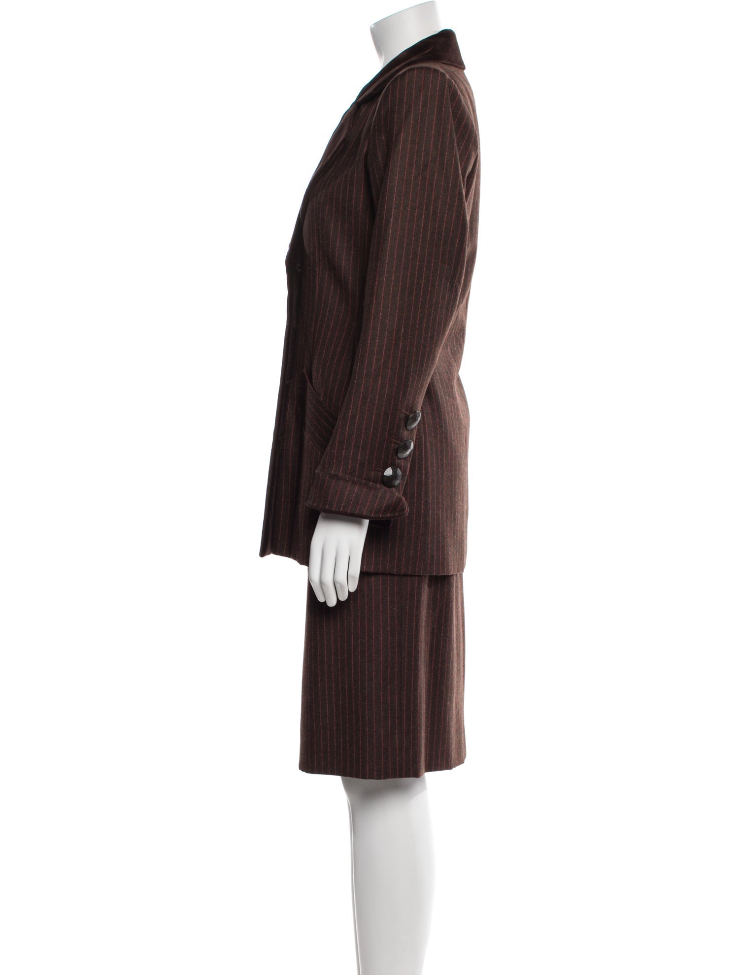 Yves Saint Laurent Rive Gauche Vintage 1993 Skirt Suit