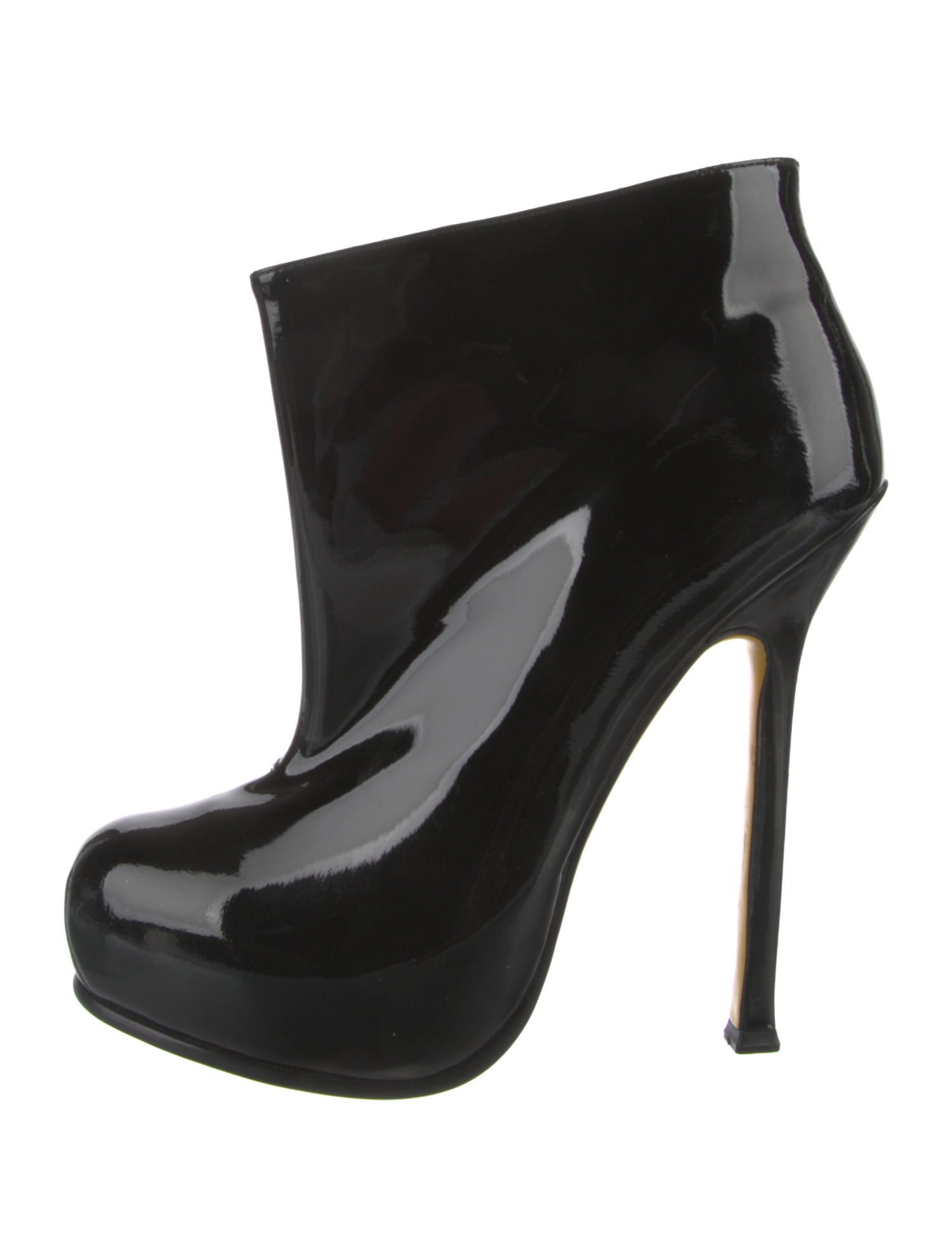Yves Saint Laurent Patent Leather Boots
