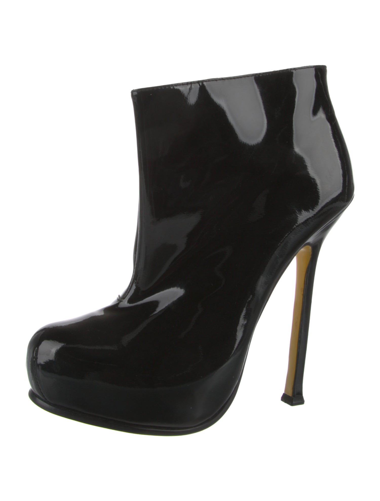 Yves Saint Laurent Patent Leather Boots