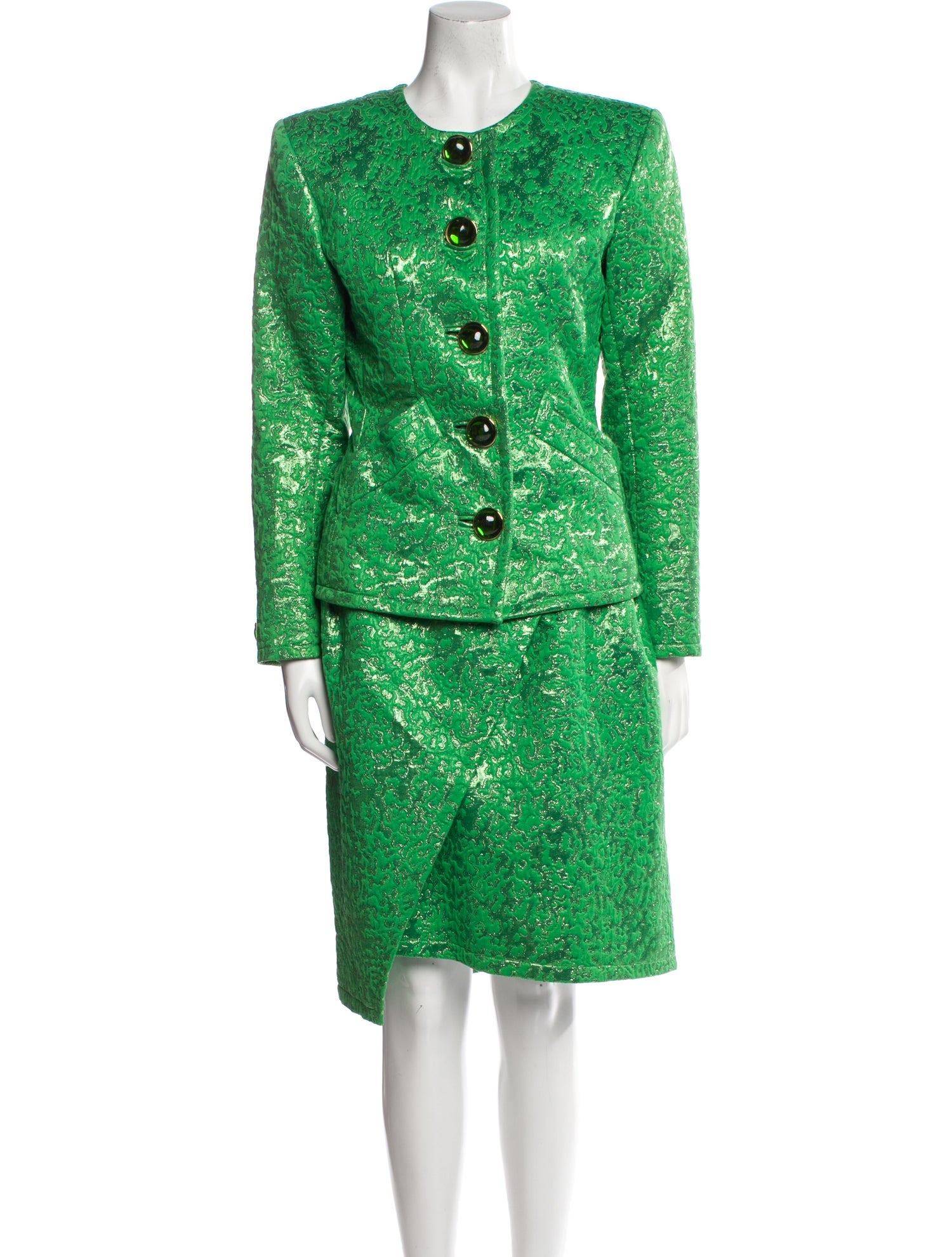 Yves Saint Laurent Rive Gauche Vintage 1990 Skirt Suit