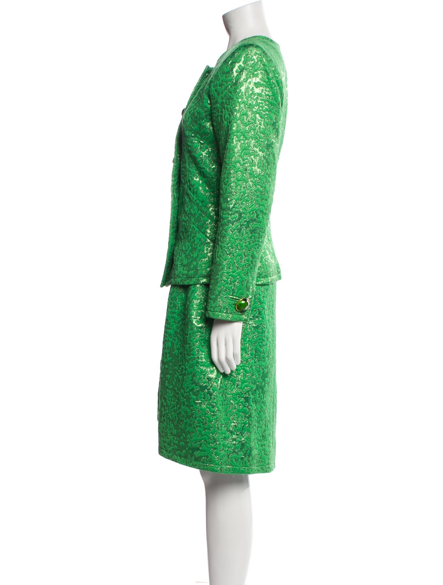 Yves Saint Laurent Rive Gauche Vintage 1990 Skirt Suit