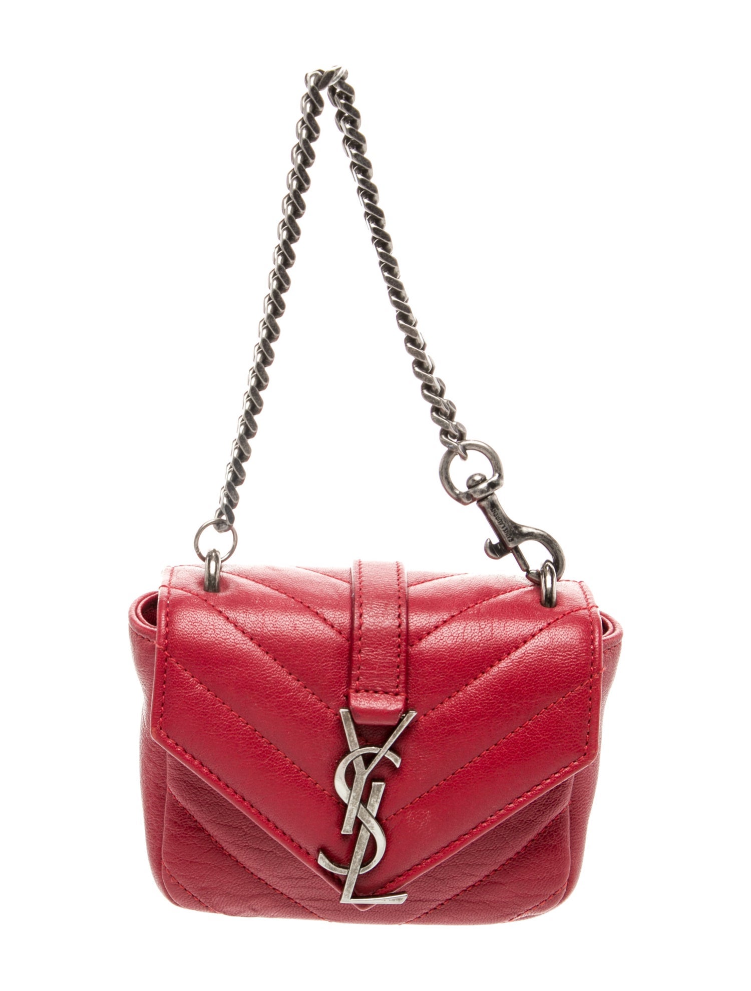 Saint Laurent Chevron College Mini