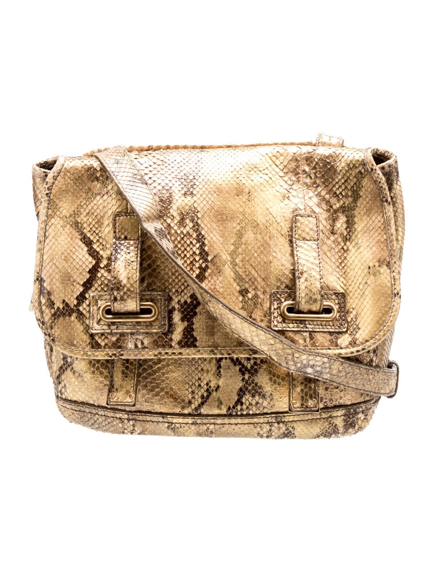Yves Saint Laurent Snakeskin Crossbody Bag
