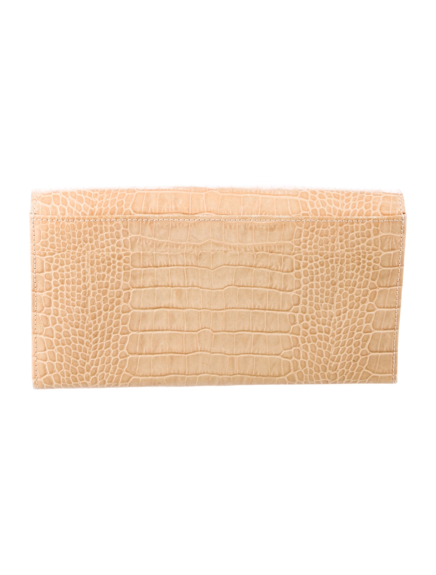 Yves Saint Laurent Leather Continental Wallet