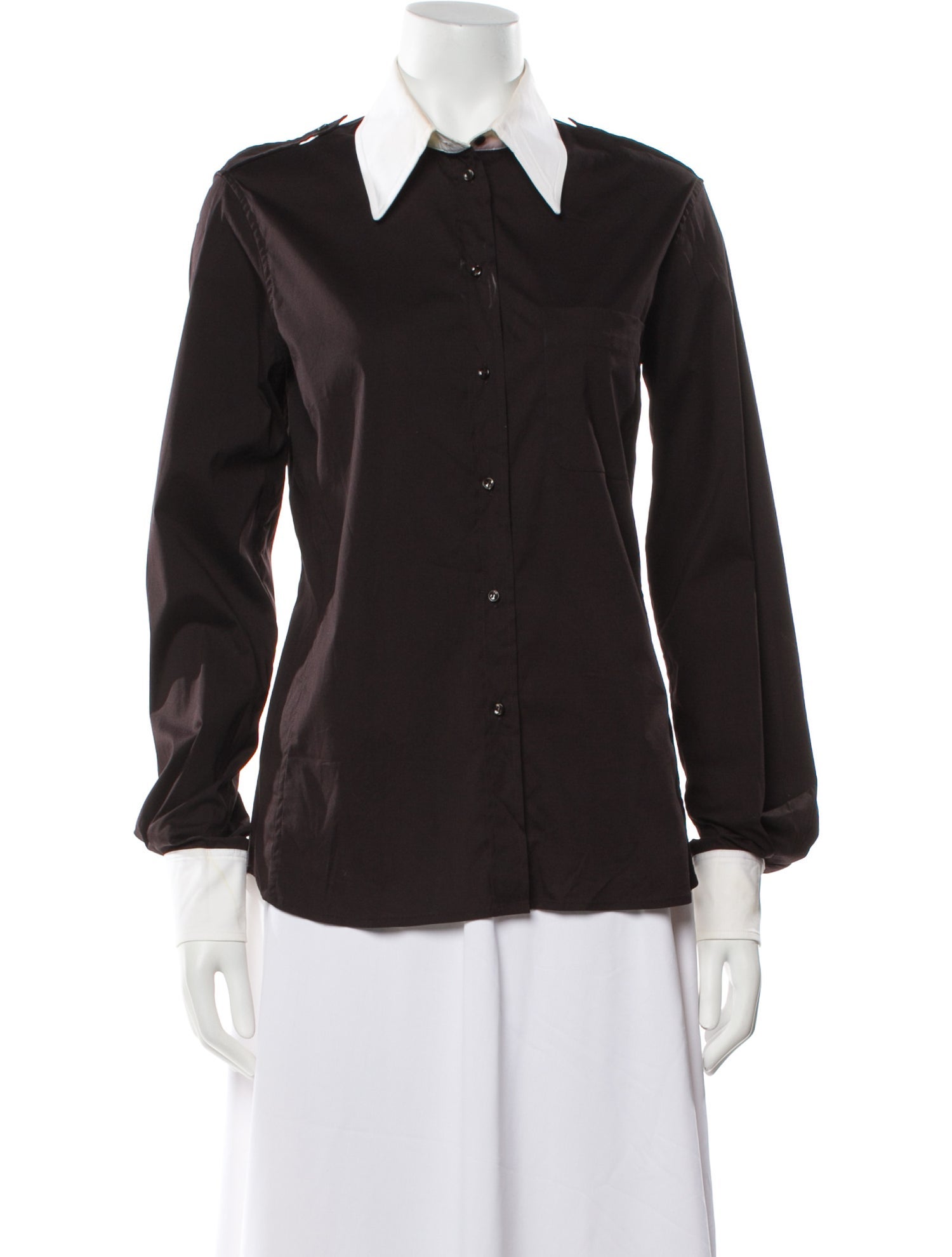 Yves Saint Laurent Rive Gauche Vintage 2004 Button-Up Top