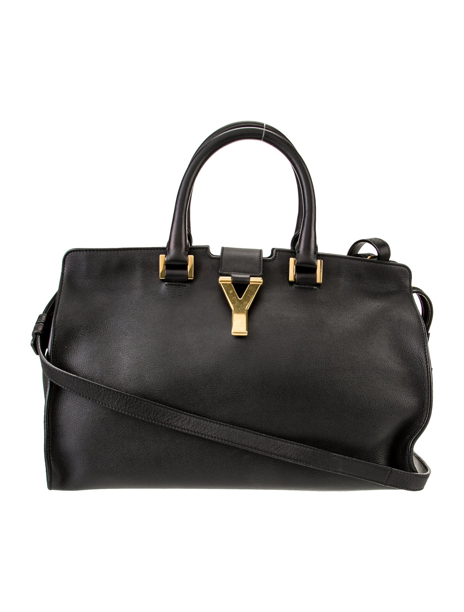 Saint Laurent Leather Y Cabas Small