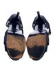 Yves Saint Laurent Suede T-Strap Sandals
