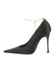 Yves Saint Laurent Satin Crystal Embellishments Pumps