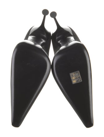 Yves Saint Laurent Satin Crystal Embellishments Pumps