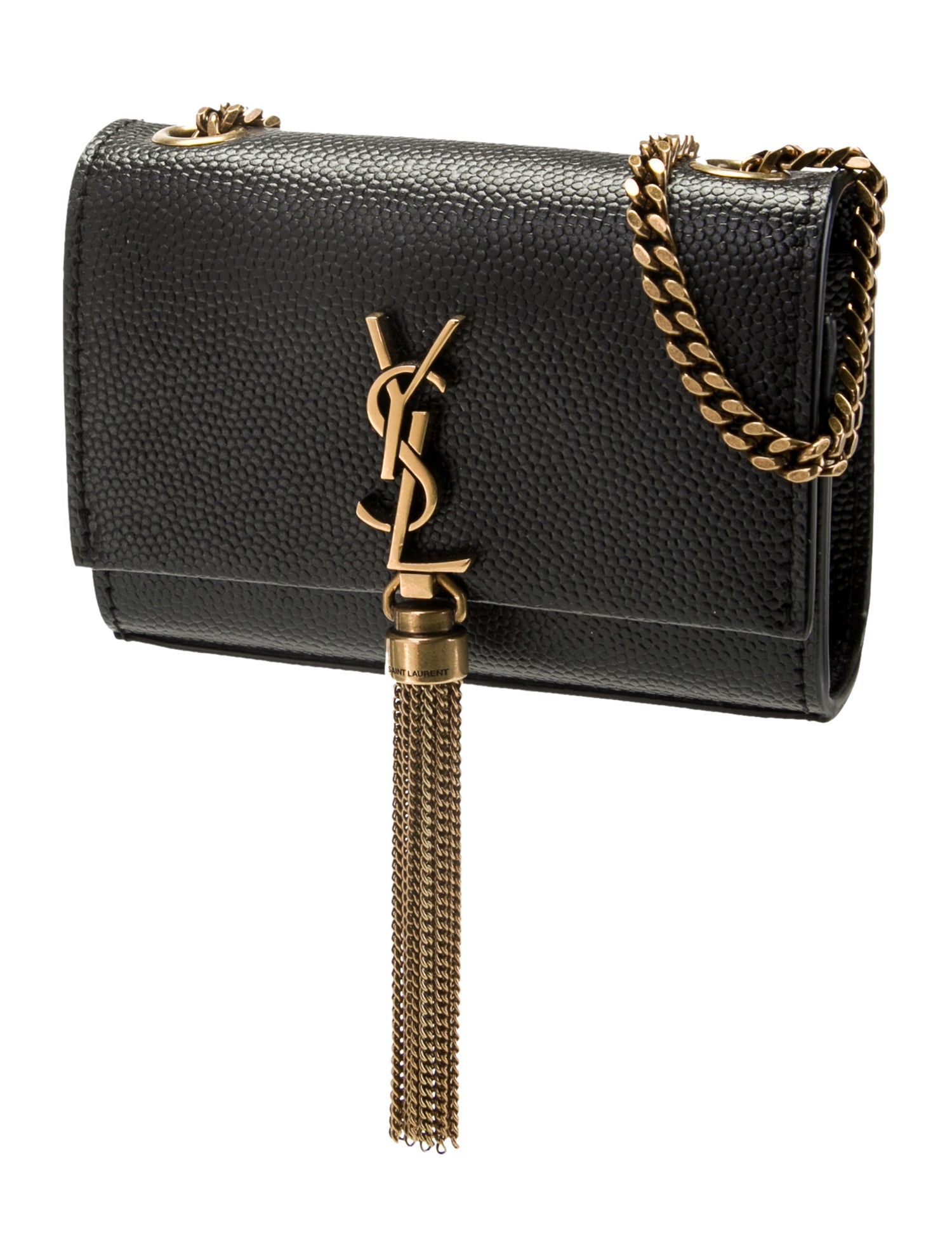 Saint Laurent Leather Kate Micro 2022
