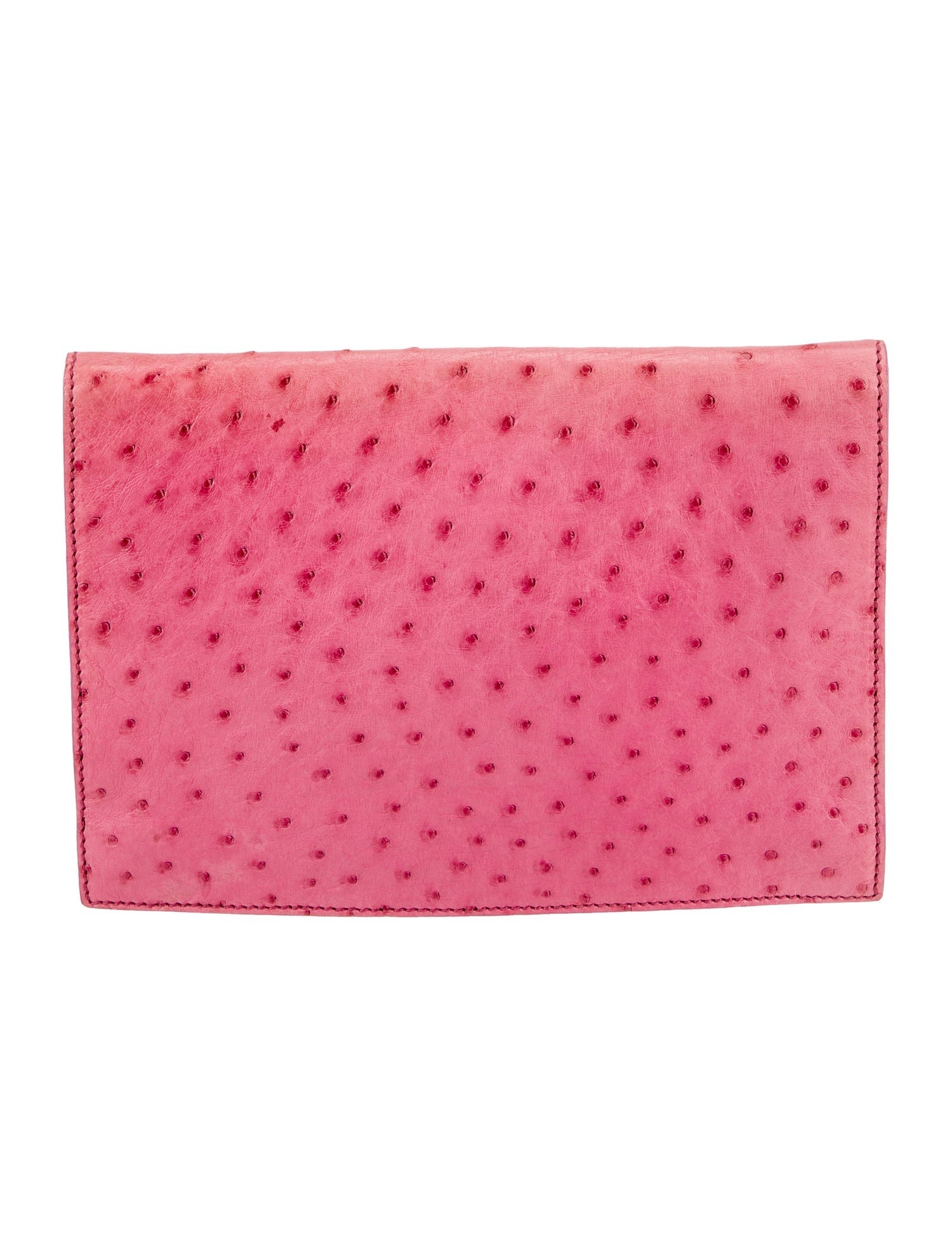 Yves Saint Laurent Ostrich Clutch