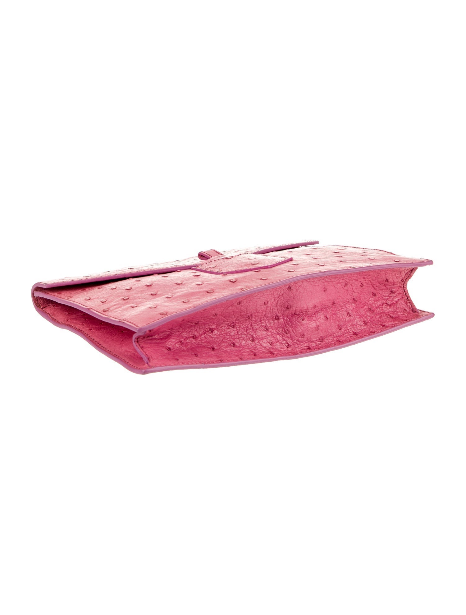 Yves Saint Laurent Ostrich Clutch