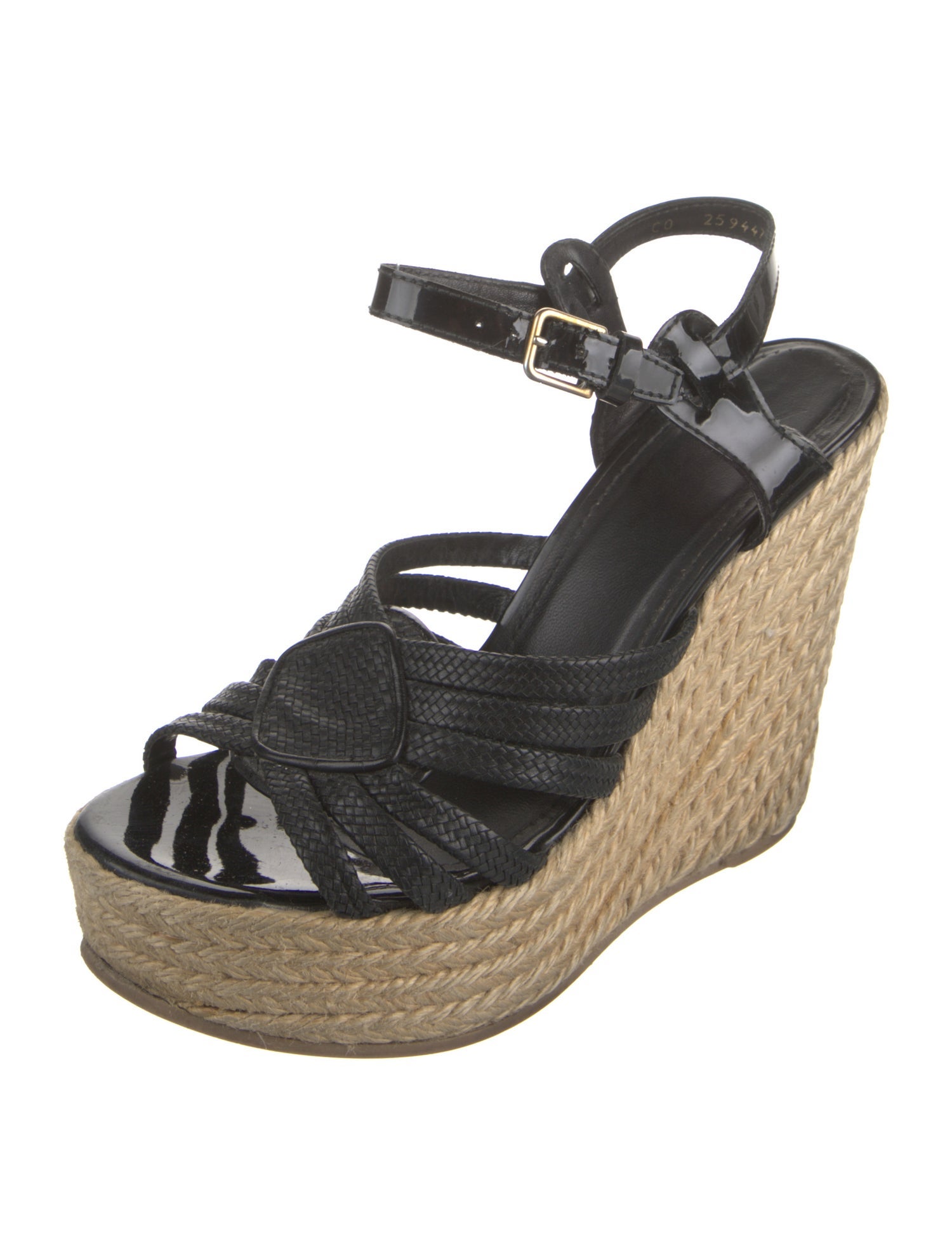 Yves Saint Laurent Leather Espadrilles