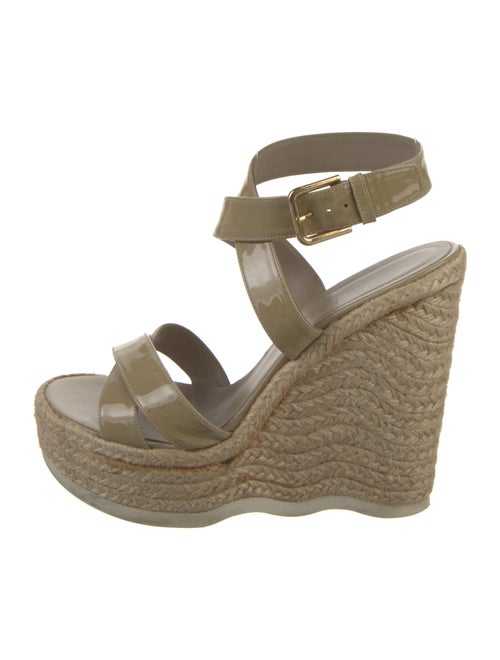 Yves Saint Laurent Patent Leather Espadrilles