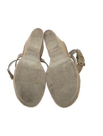 Yves Saint Laurent Patent Leather Espadrilles