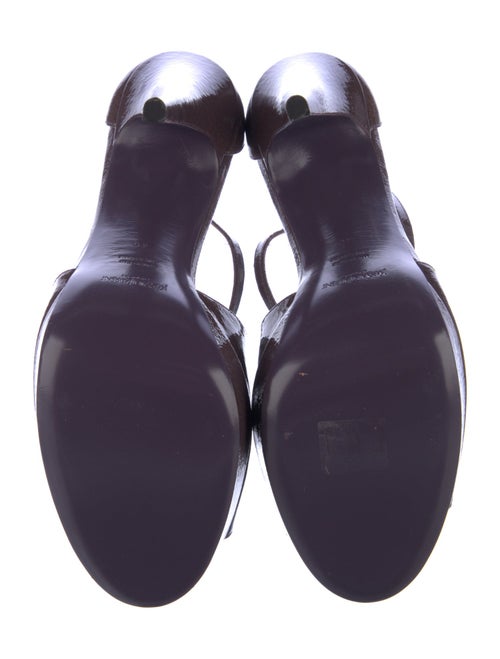 Yves Saint Laurent Patent Leather Sandals