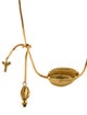 Yves Saint Laurent Shell Charm Pendant Necklace