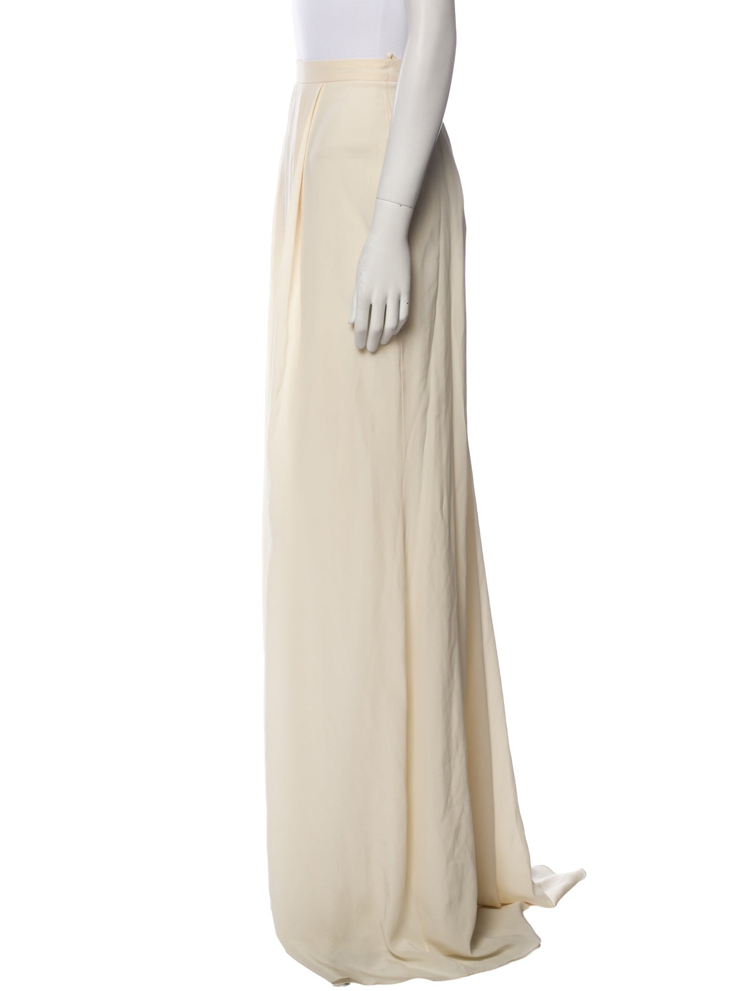 Yves Saint Laurent Silk Long Skirt