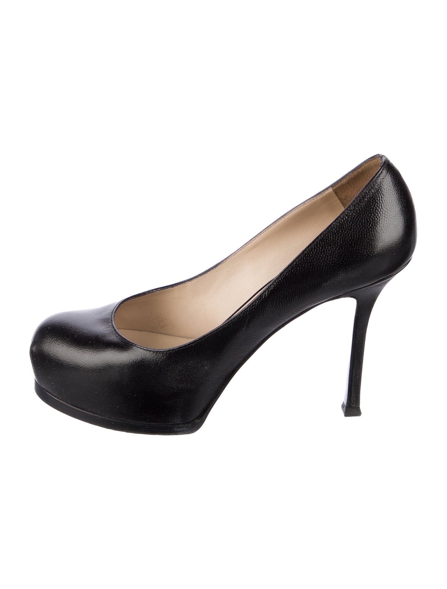 Yves Saint Laurent Rive Gauche Leather Pumps