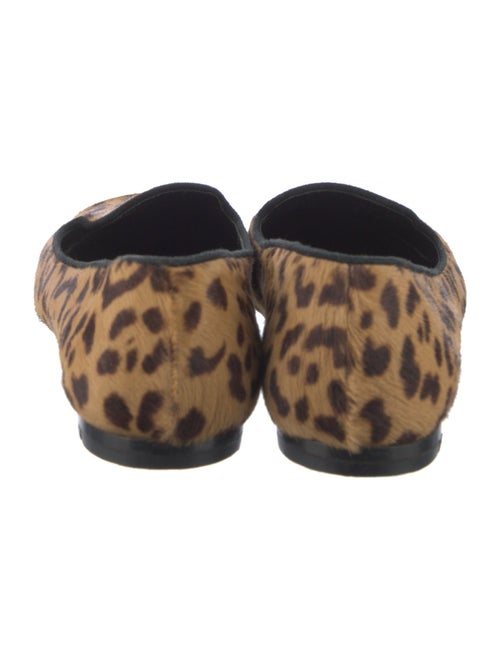 Yves Saint Laurent Ponyhair Animal Print Ballet Flats