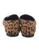Yves Saint Laurent Ponyhair Animal Print Ballet Flats