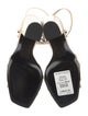 Yves Saint Laurent Leather Colorblock Pattern Sandals