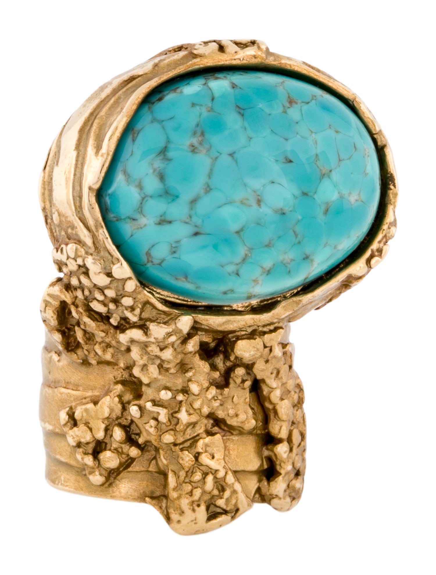 Yves Saint Laurent Arty Glass Cocktail Ring