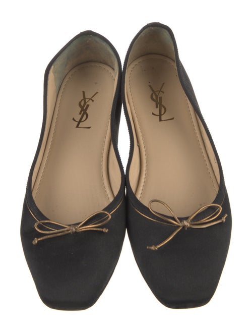 Yves Saint Laurent Satin Ballet Flats