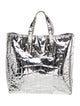 Yves Saint Laurent Rive Gauche Patent Leather Tote Large