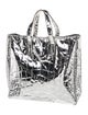 Yves Saint Laurent Rive Gauche Patent Leather Tote Large