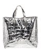 Yves Saint Laurent Rive Gauche Patent Leather Tote Large
