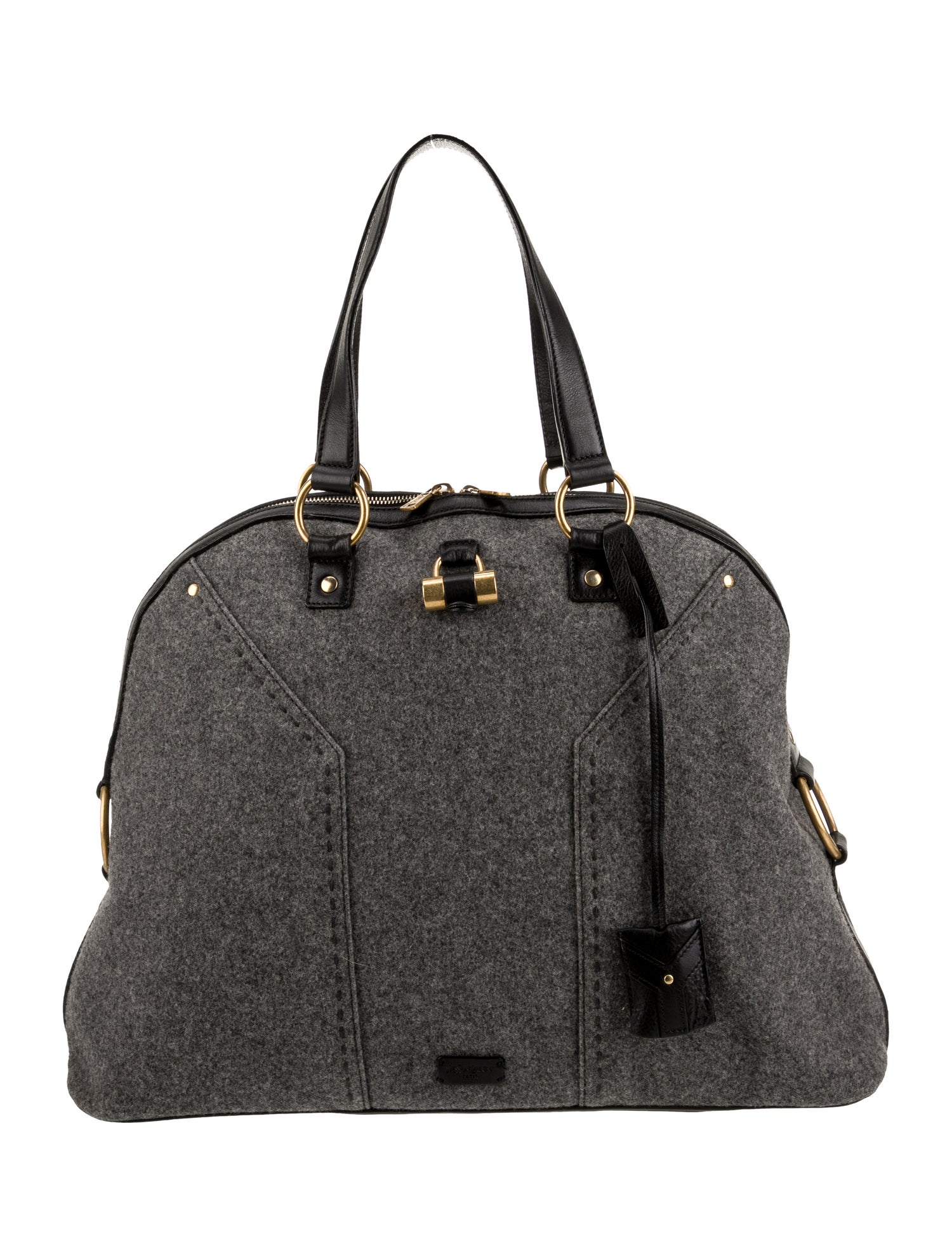 Yves Saint Laurent Wool Shoulder Bag