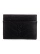 Yves Saint Laurent Monogram Matelassé Cardholder Leather Wallet