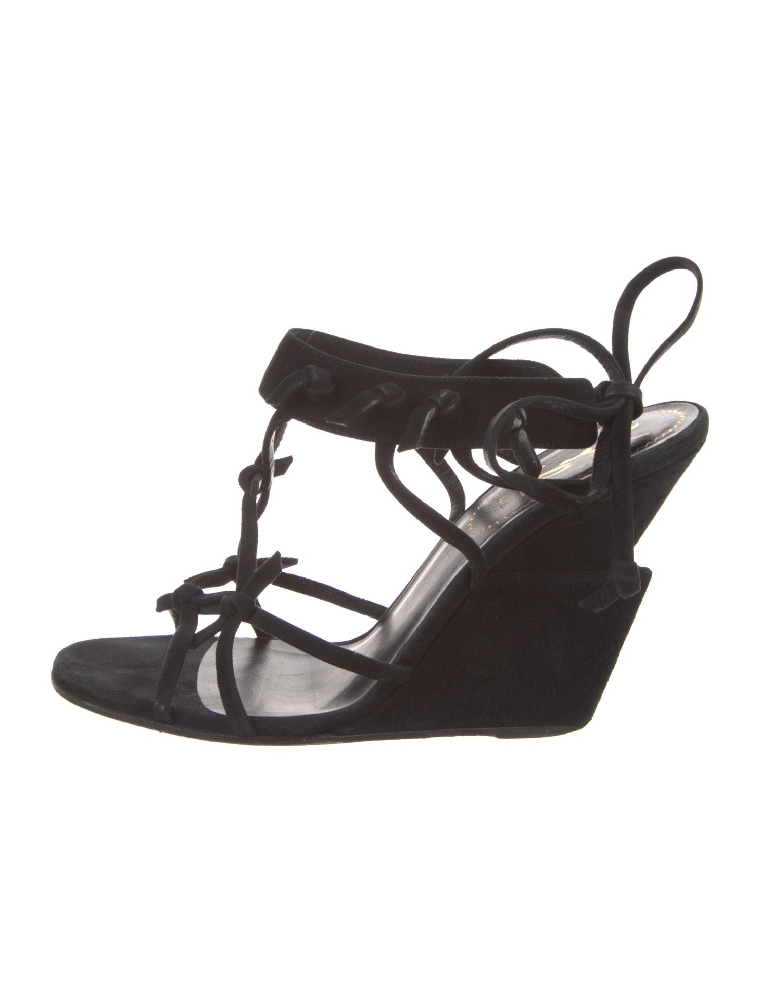 Yves Saint Laurent Suede Slingback Sandals