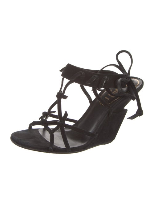 Yves Saint Laurent Suede Slingback Sandals