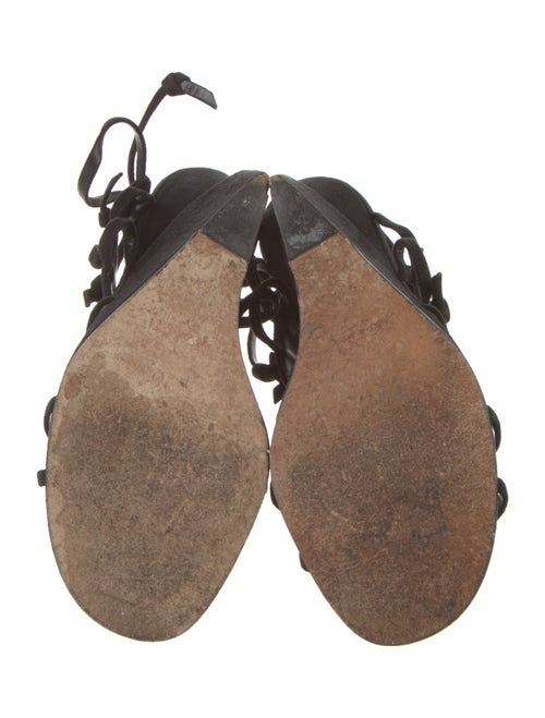 Yves Saint Laurent Suede Slingback Sandals