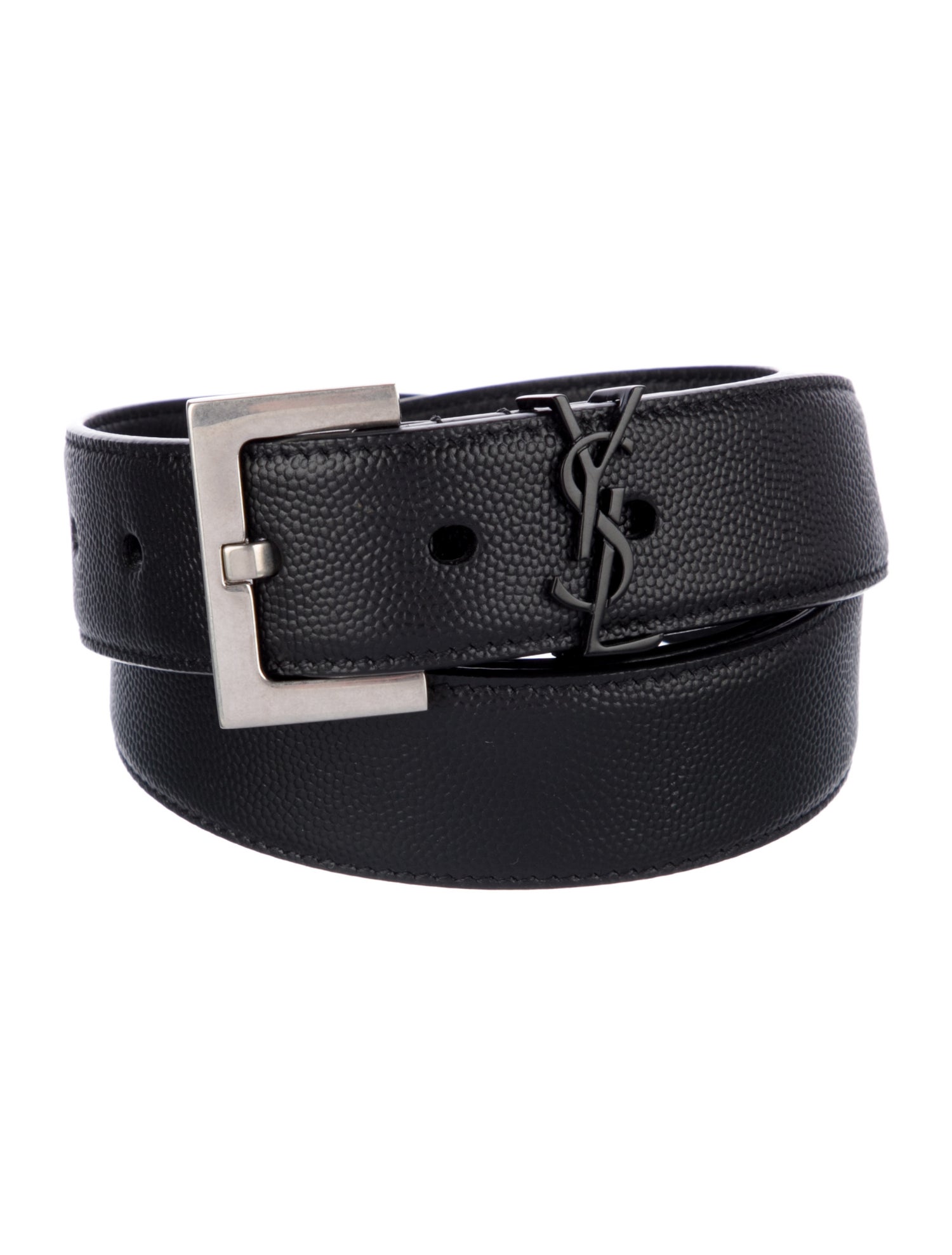 DIOR x Shawn Stussy Leather Belt - Black Belts, Accessories