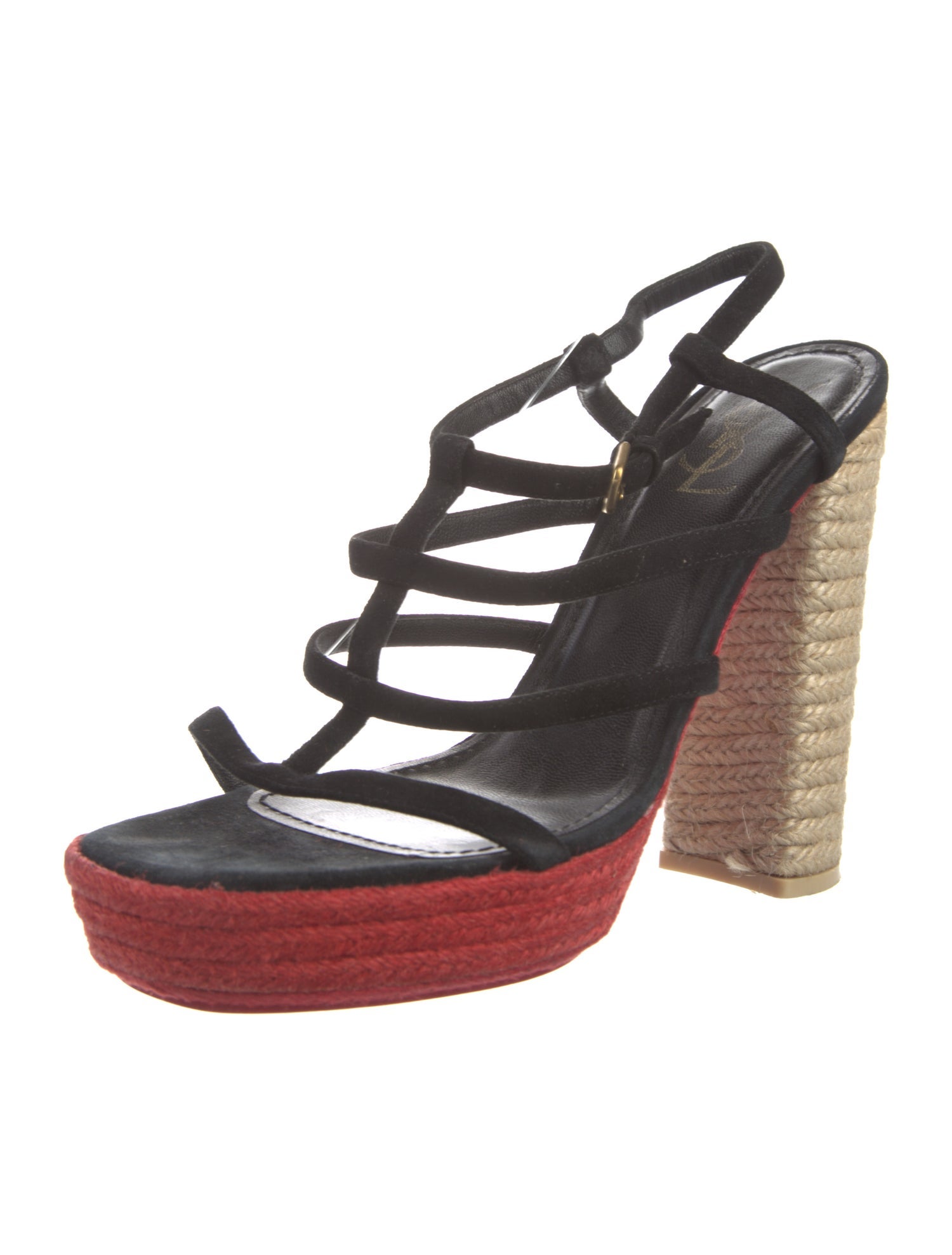 Yves Saint Laurent Suede Slingback Sandals