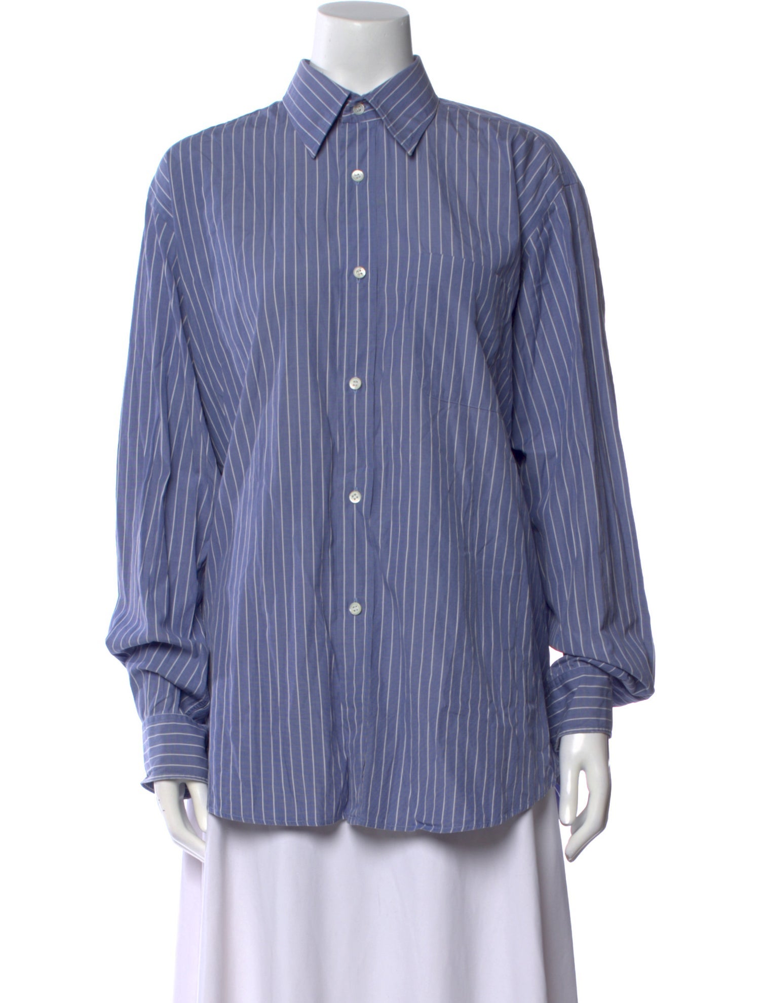 Yves Saint Laurent Rive Gauche Vintage 1990's Button-Up Top